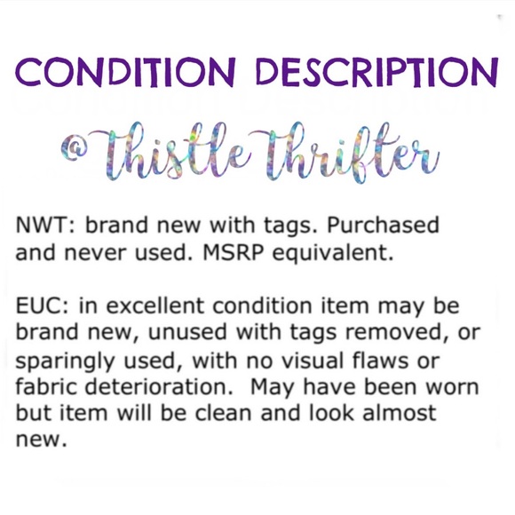 💜 POSH CLOSET INFORMATION 💜 - Picture 10 of 14